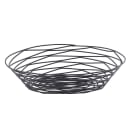 Tablecraft BK17409 Artisan Collection Basket, 9" X 6" X 2 1/4 in, Oval, Black thumbnail 3