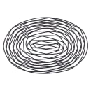 Tablecraft BK17409 Artisan Collection Basket, 9" X 6" X 2 1/4 in, Oval, Black thumbnail 4