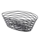 Tablecraft BK17410 Artisan Collection Basket, 10" X 7" X 2 1/2 in, Oval, Black thumbnail 4