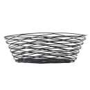 Tablecraft BK17410 Artisan Collection Basket, 10" X 7" X 2 1/2 in, Oval, Black thumbnail 5