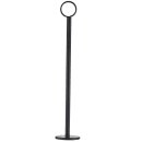 Tablecraft BK1912 12" Number Card Holder - Steel, Black thumbnail 2