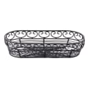 Tablecraft BK21709 Oblong Mediterranean Collection Basket, 9 x 4 x 2", Black thumbnail 3