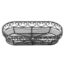 Tablecraft BK21709 Oblong Mediterranean Collection Basket, 9 x 4 x 2", Black thumbnail 4