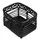 Tablecraft BK256 Rectangular Sugar Caddy - Metal, Black thumbnail 2