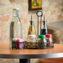 Tablecraft BK256 Rectangular Sugar Caddy - Metal, Black thumbnail 5