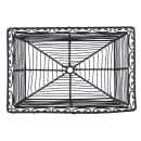 Tablecraft BK27209 Rectangular Mediterranean Collection Basket, 9 L x 6 W x 2 1/2"H, Black Metal thumbnail 4