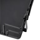 Tablecraft BK59512 Half-Moon Condiment Caddy - Metal, Black thumbnail 7