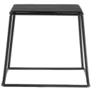 Tablecraft BKR4 4 Piece Rectangular Metal Riser Set w/ Non-Slip Rubber Tops, Black thumbnail 3