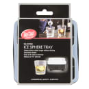 Tablecraft BSRT2 4 Section Ice Sphere Tray - Silicone, Black thumbnail 4