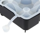 Tablecraft BSRT2 4 Section Ice Sphere Tray - Silicone, Black thumbnail 5