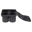 Tablecraft BSST 4 Section Shot Glass Ice Tray - Silicone, Black thumbnail 2