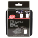 Tablecraft BSST 4 Section Shot Glass Ice Tray - Silicone, Black thumbnail 4