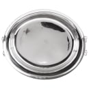 Tablecraft BT1815 4 9/10 gal Oval Cooling Tub - 18"L x 15 1/4"W x 8 3/4"H, Stainless Steel thumbnail 2
