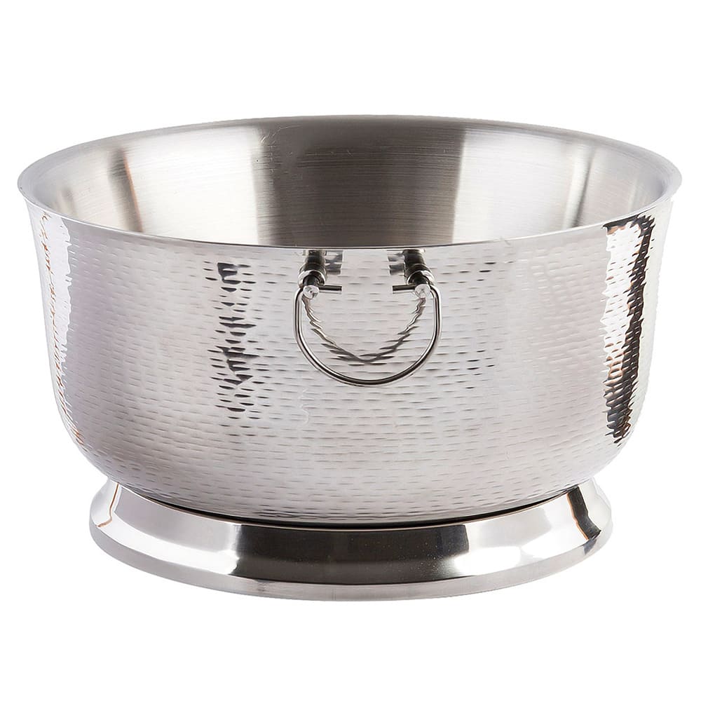 Tablecraft BTB2111 8 3/4 gal Round Cooling Tub - 21 1/2"D x 11"H, Stainless