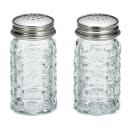 Tablecraft C163-12 1 1/2 oz Salt/Pepper Shaker - Glass, 3 1/8"H thumbnail 2