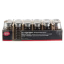 Tablecraft C163-12 1 1/2 oz Salt/Pepper Shaker - Glass, 3 1/8"H thumbnail 5