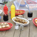 Tablecraft C17012 1 1/2 oz Salt & Pepper Shaker Set - Glass, 2 1/2"H thumbnail 5