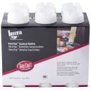 Tablecraft C32SV 32 oz Invertatop Squeeze Dispenser - Polyethylene, Clear thumbnail 3