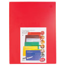 Tablecraft CB1520RA Red Polyethylene Cutting Board, 15 x 20 x 1/2", NSF Approved thumbnail 2