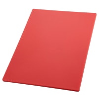 Tablecraft CB1520RA Red Polyethylene Cutting Board, 15 x 20 x 1/2", NSF Approved thumbnail 3