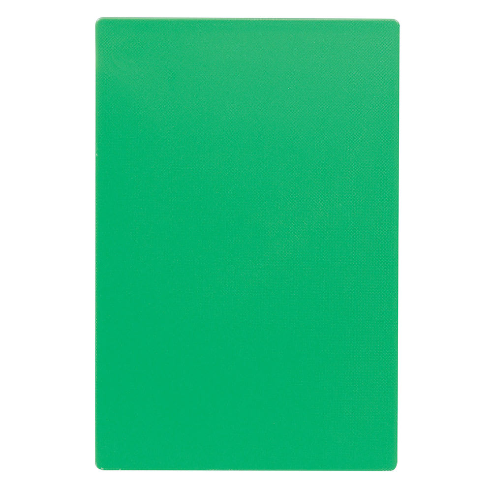 Tablecraft CB1824GNA Green Polyethylene Cutting Board, 18 x 24 x 1/2", NSF Approved