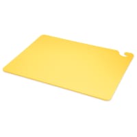 Tablecraft CB1824YA Yellow Polyethylene Cutting Board, 18" x 24" x 1/2" thumbnail 3