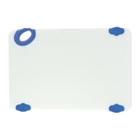 Tablecraft CBG1218ABL Cutting Board w/ Anti-Slip Grips, 12" x 18", Polyethylene, Blue thumbnail 4