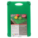 Tablecraft CBG1218AGN Cutting Board w/ Anti-Slip Grips, 12" x 18", Polyethylene, Green thumbnail 2