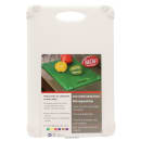 Tablecraft CBG1218AWH Cutting Board w/ Anti-Slip Grips, 12" x 18", Polyethylene, White thumbnail 2