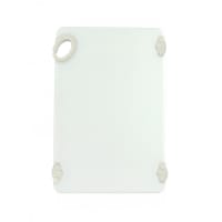 Tablecraft CBG1218AWH Cutting Board w/ Anti-Slip Grips, 12" x 18", Polyethylene, White thumbnail 4