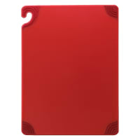 Tablecraft CBG1520ARD Cutting Board w/ Anti-Slip Grips, 15" x 20", Polyethylene, Red thumbnail 3
