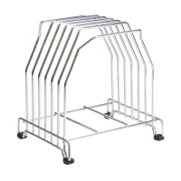 Tablecraft CBR6 Stainless Steel Cutting Board Storage Rack - (6) Slots thumbnail 3