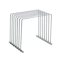 Tablecraft CBR6 Stainless Steel Cutting Board Storage Rack - (6) Slots thumbnail 4