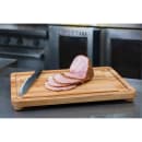 Tablecraft CBW20161L Wood Cutting Board w/ Wooden Legs & Grooved Edge, 16" x 20", Birchwood thumbnail 4