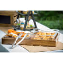 Tablecraft CRATE11 Rectangular Serving/Display Crate - 20 3/4" x 12 3/4" x 2 3/4", Wood, Acacia thumbnail 3