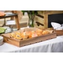 Tablecraft CRATE114 Rectangular Serving/Display Crate - 20 3/4" x 12 3/4" x 4 1/4", Wood, Acacia thumbnail 5