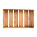 Tablecraft CRATE116 Rectangular Serving/Display Crate - 20 3/4" x 12 3/4" x 6 1/4", Wood, Acacia thumbnail 3