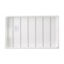 Tablecraft CRATE11W Wood Display Crate - 20 7/8"L x 12 3/4"W, 2 3/4"H, White thumbnail 5