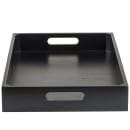 Tablecraft CRATESB11BK Rectangular Serving/Display Crate - 20 7/8"L x 12 3/4"W, Wood, Black thumbnail 4