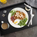 Tablecraft CRATESB11BK Rectangular Serving/Display Crate - 20 7/8"L x 12 3/4"W, Wood, Black thumbnail 5