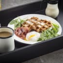 Tablecraft CRATESB11BK Rectangular Serving/Display Crate - 20 7/8"L x 12 3/4"W, Wood, Black thumbnail 6