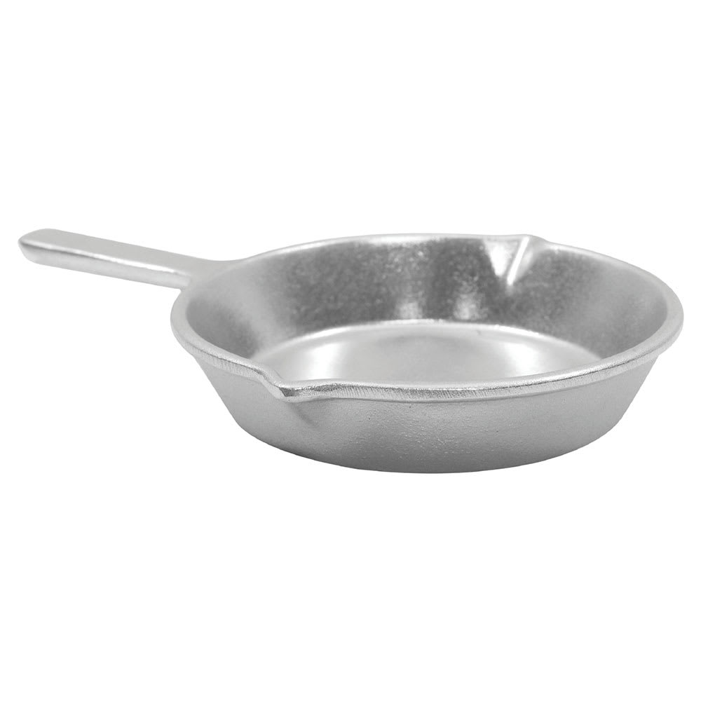 Tablecraft CW1980N 6 1/8" Aluminum Frying Pan w/ Solid Metal Handle