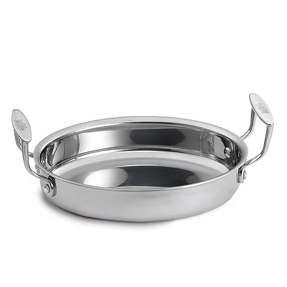 Tablecraft CW2040 1 13/20 qt Oval Casserole Dish - Aluminum/Stainless Steel, Silver