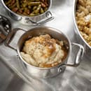 Tablecraft CW2052 16 oz Round Casserole Dish - Aluminum/Stainless Steel, Silver thumbnail 5