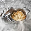 Tablecraft CW2052L 5" Round Lid - Aluminum/Stainless Steel, Silver thumbnail 2