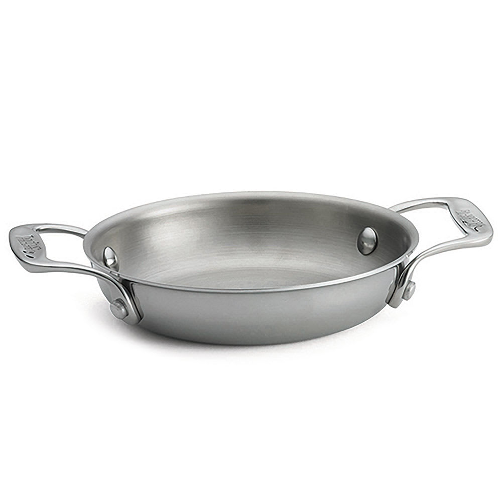 Tablecraft CW2054 16 oz Round Casserole Dish - Aluminum/Stainless Steel, Silver