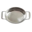 Tablecraft CW2056 24 oz Oval Casserole Dish - Aluminum/Stainless Steel, Silver thumbnail 5