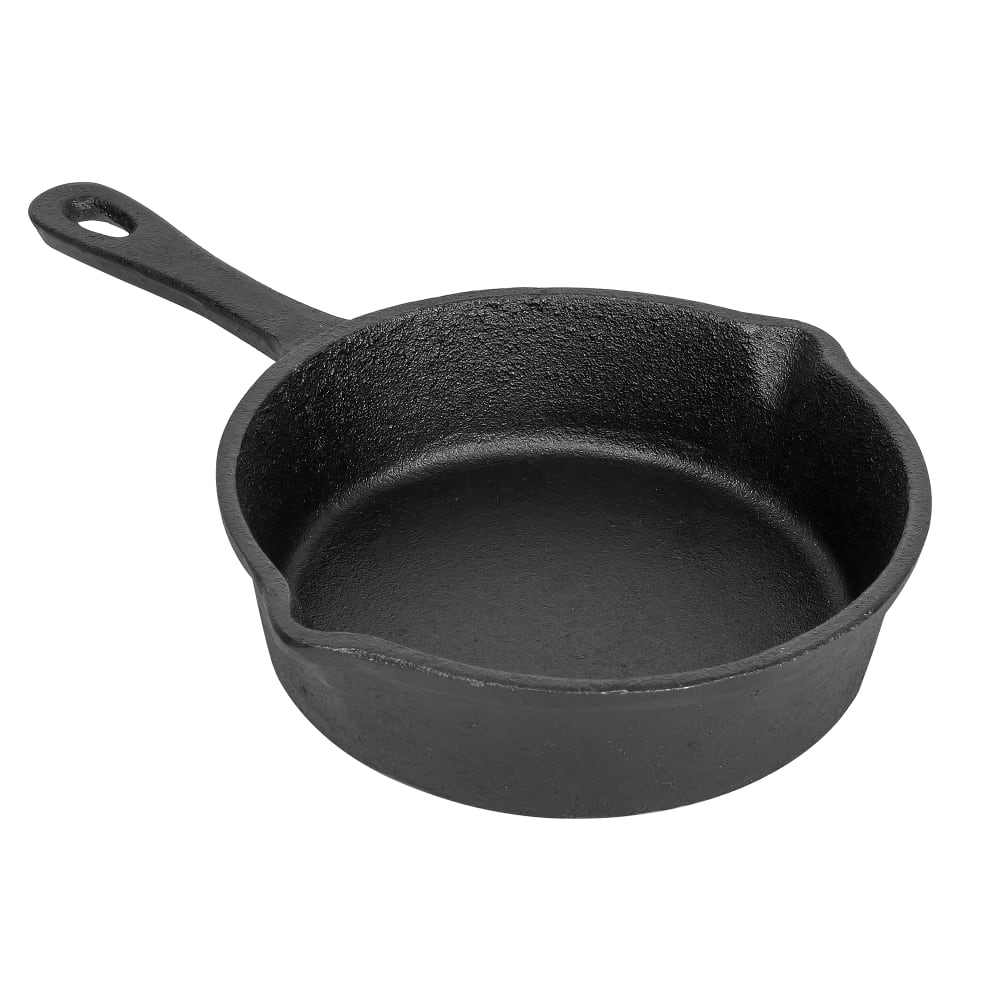 Tablecraft CW30108 5 1/4" Mini Round Skillet, Cast Iron