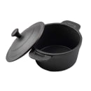 Tablecraft CW30148 18 oz Mini Casserole Dish w/ Handles, 6 3/4" Diameter, Cast Iron thumbnail 3