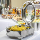 Tablecraft CW40164 Round Chafer w/ Hinged Lid & Electric Heat thumbnail 2